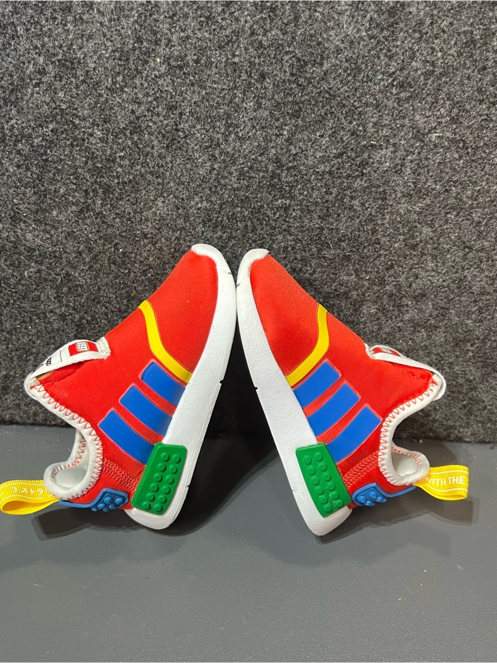 Adidas x LEGO NMD 360 I 'Pantone' Kids Sneakers Size 5K - Picture 10 of 13